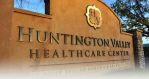 front of the Huntington Valley facility showing the monument sign